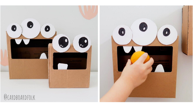 7 things to do with cardboard delivery boxes - Little Starlings